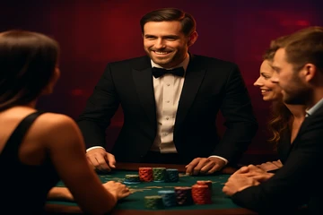 স্বর্ণালী মুদ্রা ও চকচকে খেলার চক্রভিত্তিক প্ল্যাটফর্মের দৃশ্য